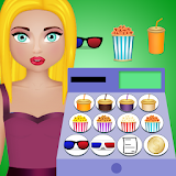 cinema movie cashier game icon
