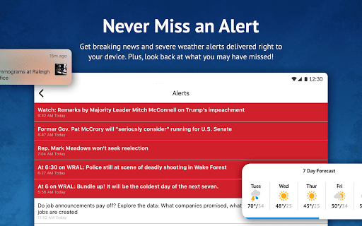 WRAL News App screenshot