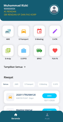 Android application GA Service screenshort