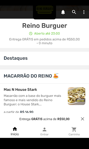 Reino Burguer Screen 2