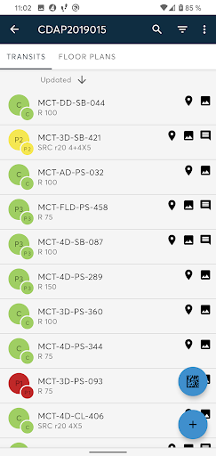 Android application Roxtec Transit Inspector Oper screenshort