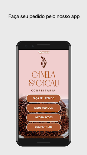 Android application Canela & Cacau Confeitaria screenshort