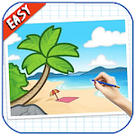 Cover Image of Download Learn To Draw Scenery  APK