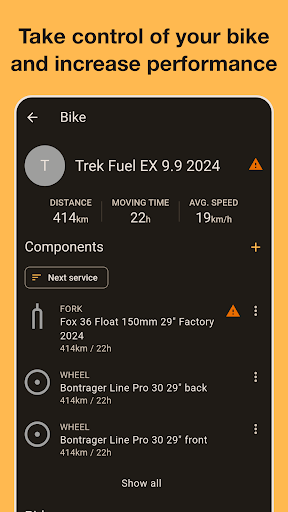 ProBikeGarage: Bicycle tracker Screenshot 2 - AppWisp.com