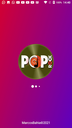 Android application Radio Pop Rock Nacional screenshort