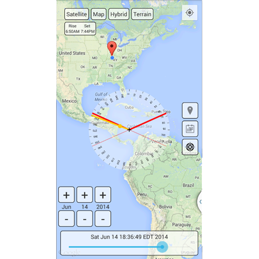 Sun Position Map 4 Icon