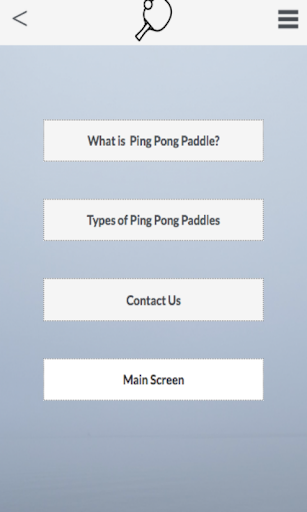 The Ping Pong Paddle Info Screen 2