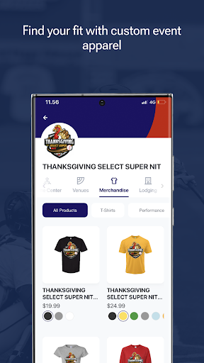 Screenshot of USSSA