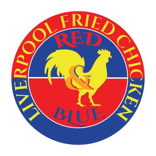 Red & Blue Fried Chicken logo