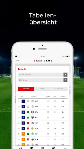 Android application LASK screenshort