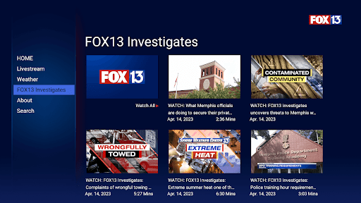 FOX13 Memphis screenshot