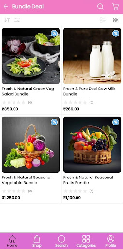 Ethos Mart- Organic eMarket Screen 2