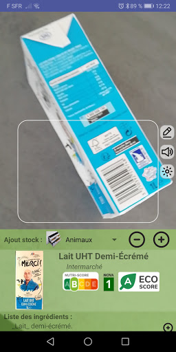 SimplyStock - scan produit Screen 3