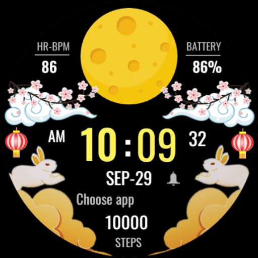 Happy Chuseok Moon Festival logo