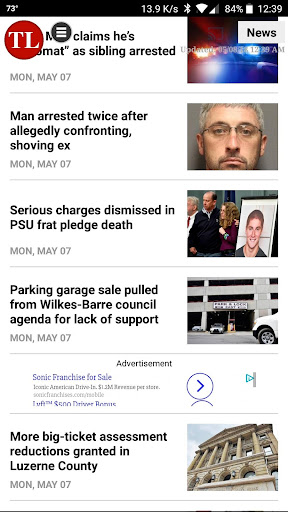Android application The Times Leader screenshort