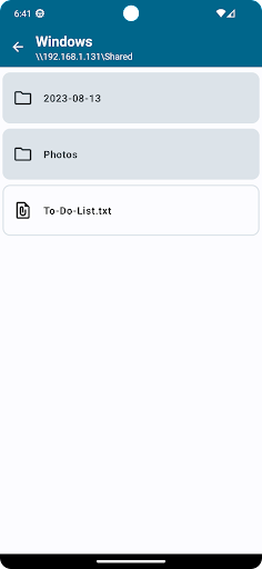 NetShare Explorer Screen 3