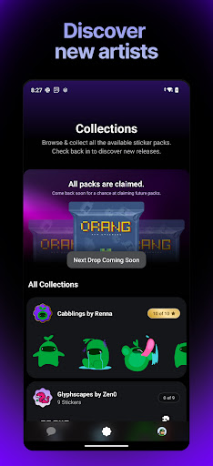 Android application Dialect: Social Collectibles screenshort