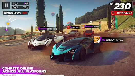 Asphalt 9 Mod APK V24.1.2b  (Unlimited Money and Tokens) Gallery 9