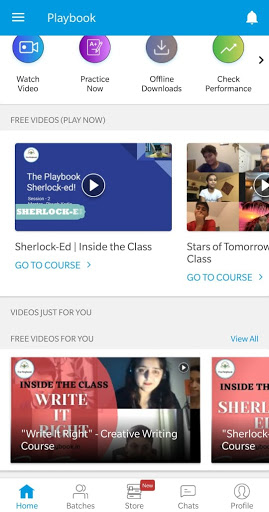 Android application TPB Classes screenshort