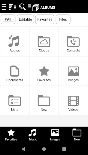 Android application File Manager screenshort