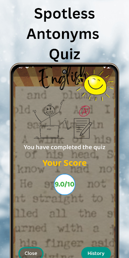 English Spotless Antonyms Quiz