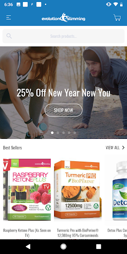Android application Evolution Slimming screenshort