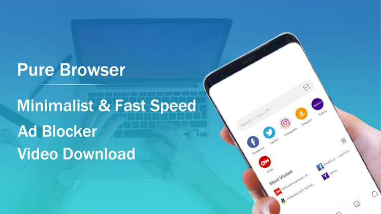 Pure Web Browser-Ad Blocker - 2.4.1 - (Android)