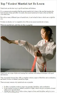 Martial Arts Training Tips