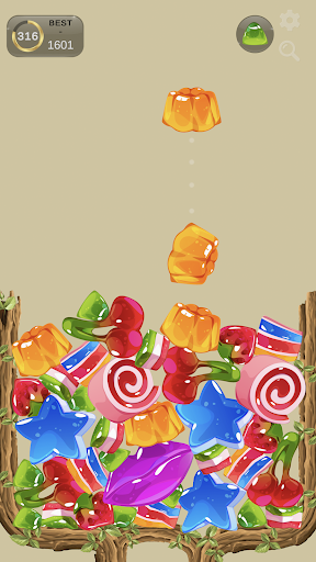 Android application Merge Em All - Fruits & Jelly screenshort
