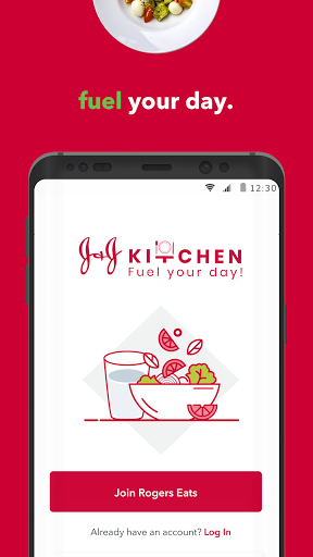 Android application J&J Kitchen screenshort