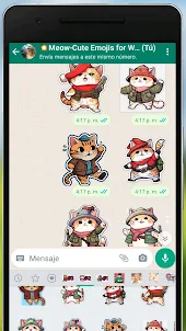 Meow-Cute Emojis Whatsapp