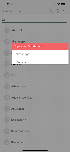 Mosbys Pocket Dictionary Screen 2
