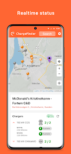 ChargeFinder: Charge map for electric vehicles