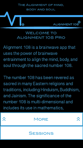 Android application Alignment 108 Pro screenshort