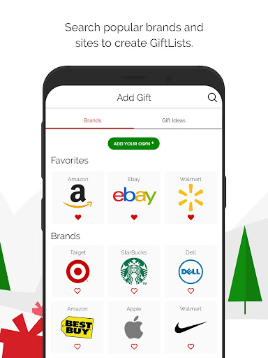 GiftList – Plan & Share Lists Screen 2
