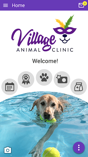 Android application Village Animal Clinic screenshort