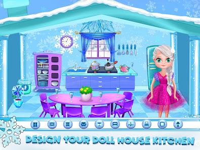 Captura de Pantalla 7 Hielo Princesa Muñeca Casa Dec android