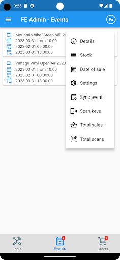 FE Admin Screen 3