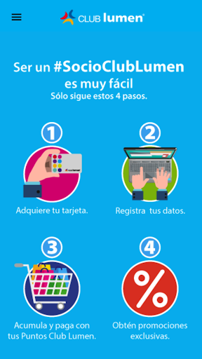 Android application Club Lumen screenshort