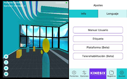 Android application Kinesix VR Casting screenshort