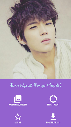 Take a selfie with Woohyun  Infinite