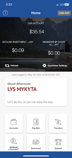 Android application BCU Link Mobile Banking screenshort