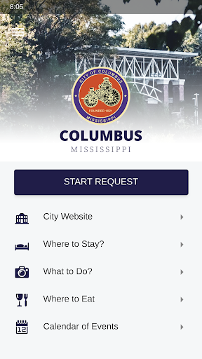 Android application Columbus Connect screenshort