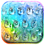 Cover Image of Download Color Water Drops Keyboard 10001005 APK