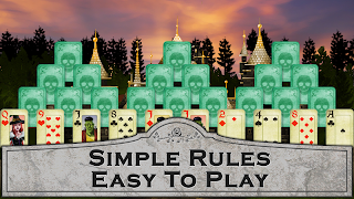 Halloween Tri-peaks Solitaire - Screenshot 1