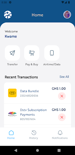Android application Transflow screenshort
