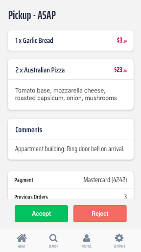 Restoplus Order Manager Screen 3