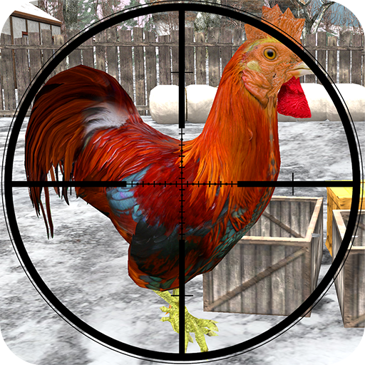 Chicken Shooter Game Shooting  Icon