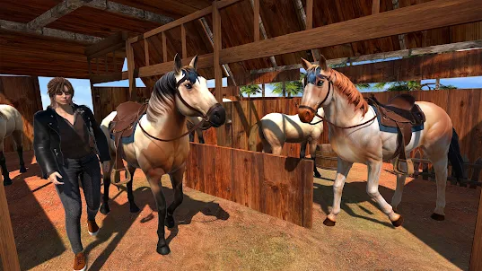 Fazenda virtual de cavalos