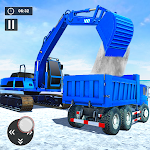 Cover Image of Tải xuống Trò chơi xe tải đường bằng máy xúc tuyết  APK